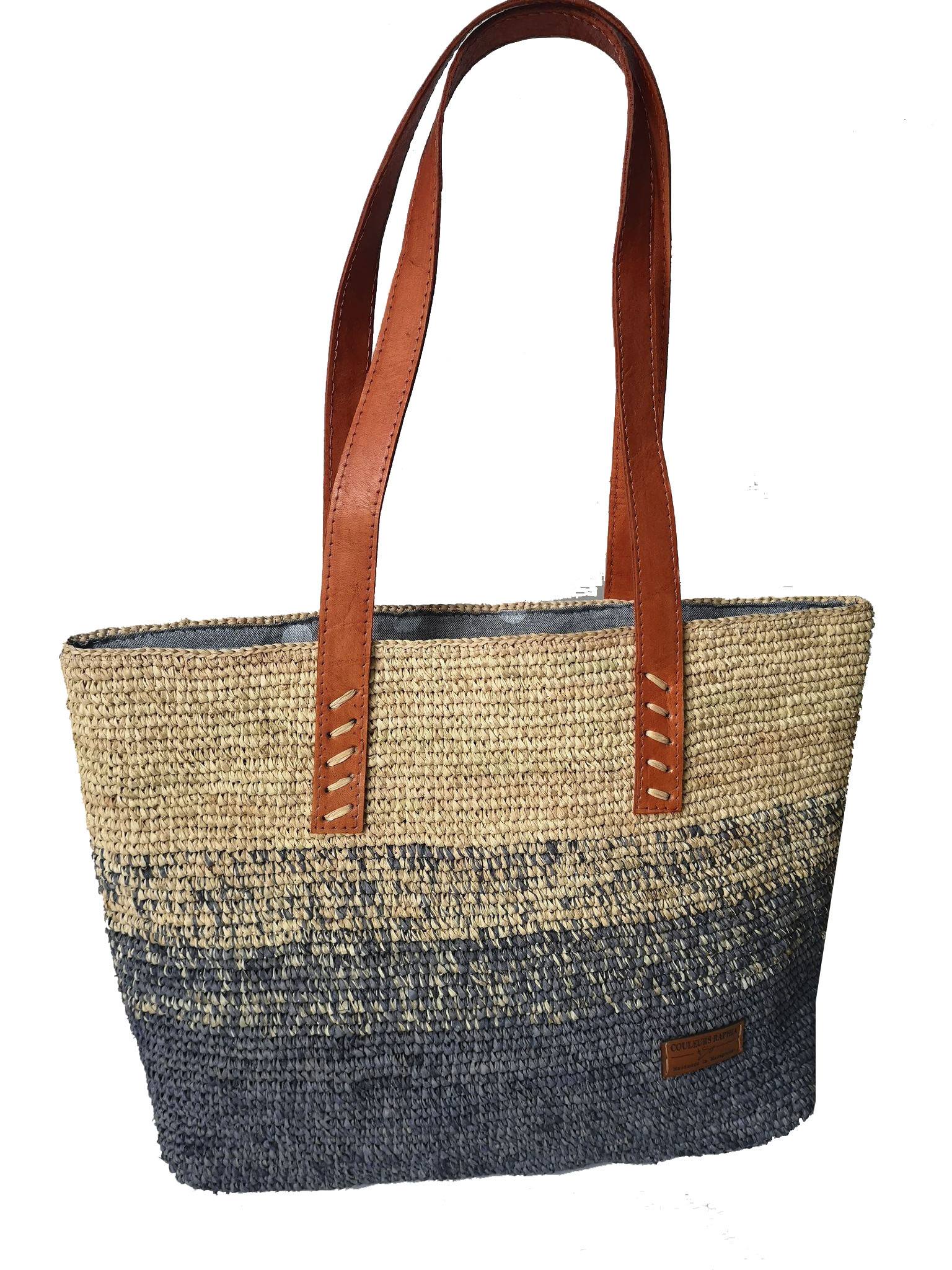 SAC RAPHIA MERGN003 Couleurs Raphia Sac et articles de mode en raphia