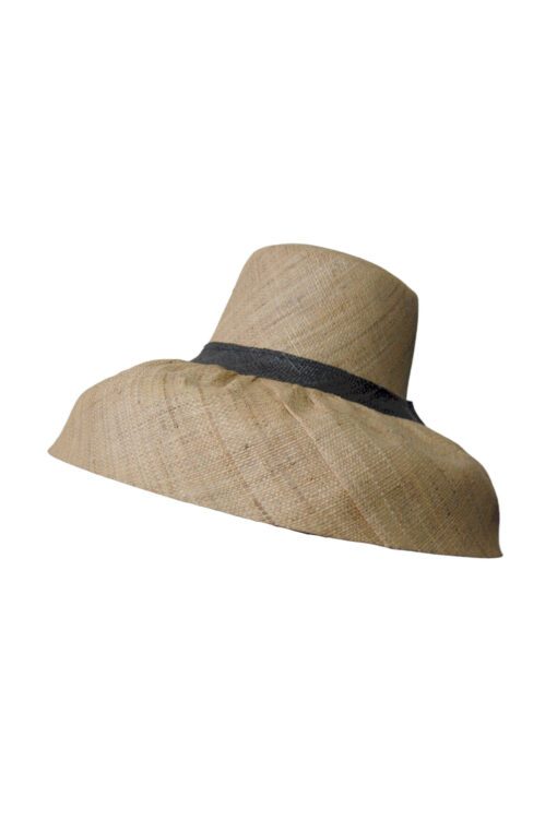 Chapeau CAPELINE en raphia  RB-003TH