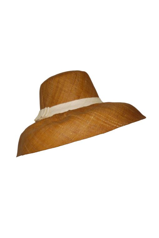 Chapeau CAPELINE en raphia  RB-002TB – Image 2