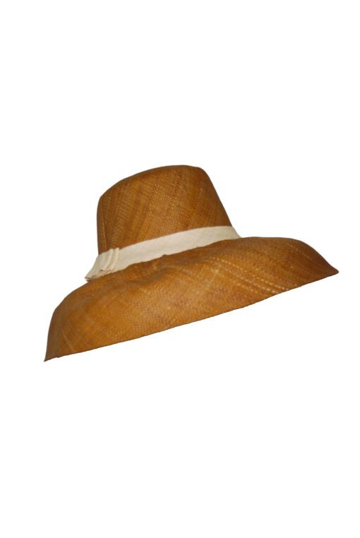 Chapeau CAPELINE en raphia  RB-002TB