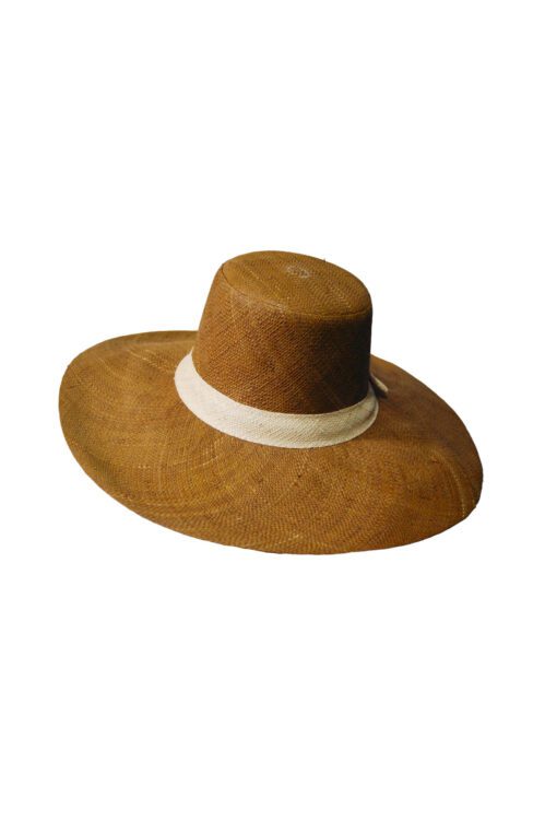 Chapeau en raphia  Demi-CAPELINE RB-002TA – Image 2