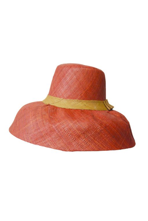 Chapeau CAPELINE en raphia  RB-001CR