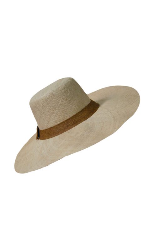 Chapeau en raphia  Demi-CAPELINE RB-001NAT