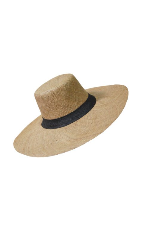 Chapeau en raphia  Demi-CAPELINE RB-003TH