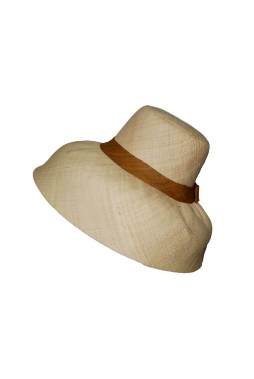 Chapeau CAPELINE en raphia  RB-004NT