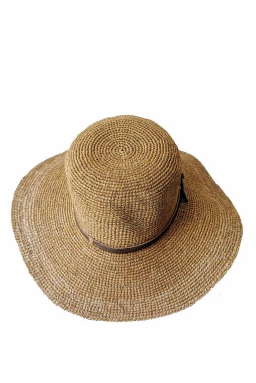 CHAPEAU EN RAPHIA CAPELINE CP-02TH<strong><span style="color: #ff0000;">RUPTURE DE STOCK </span></strong> – Image 3