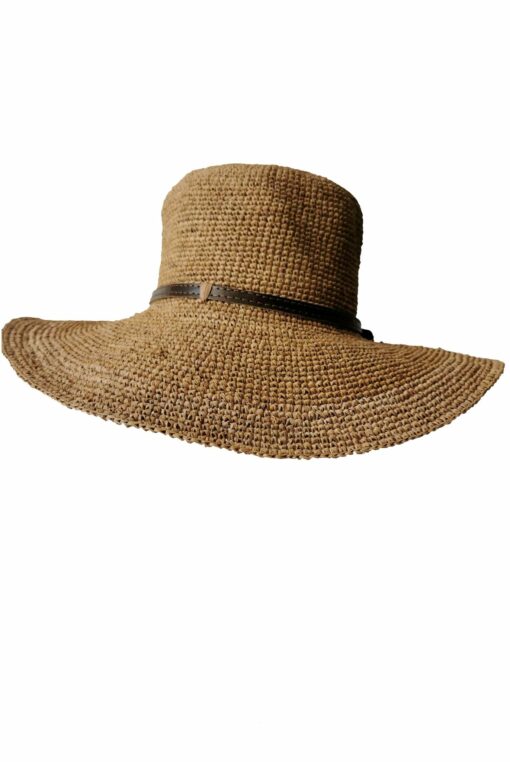 CHAPEAU EN RAPHIA CAPELINE CP-02TH<strong><span style="color: #ff0000;">RUPTURE DE STOCK </span></strong> – Image 2