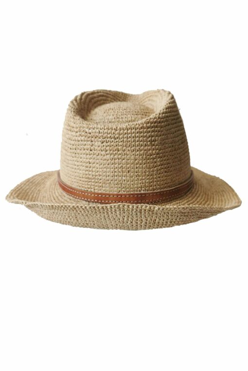 CHAPEAU EN RAPHIA BR-NAT003<strong><span style="color: #ff0000;">RUPTURE DE STOCK </span></strong> – Image 3
