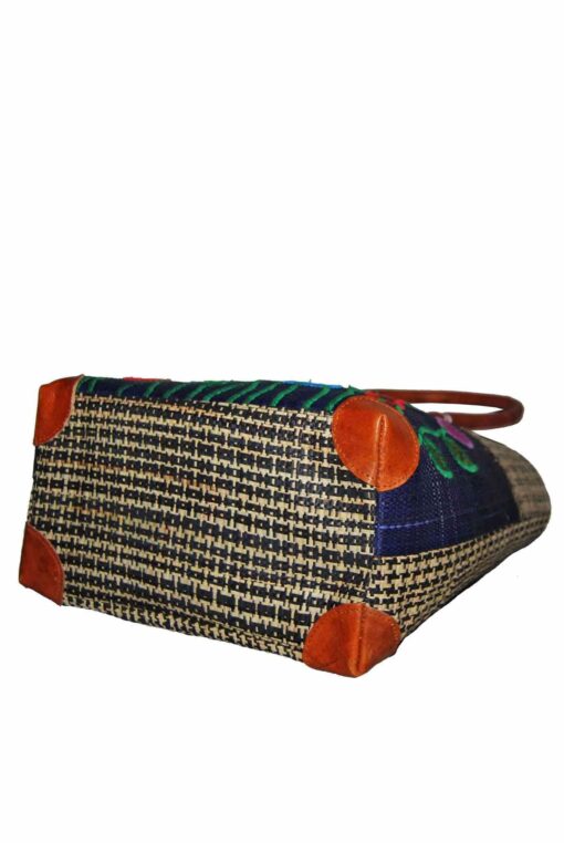 CABAS RAPHIA LICOT  001-BL  <B> Grand modèle</B><strong><span style="color: #ff0000;">RUPTURE DE STOCK </span></strong> – Image 2