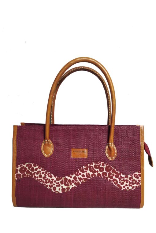 SAC RAPHIA  ONDULÉ SR-026CR<B>  Moyen  modèle </B>