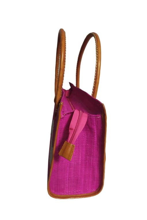 SAC RAPHIA  ONDULÉ SR-031 CR<B>  Grand modèle </B> – Image 2