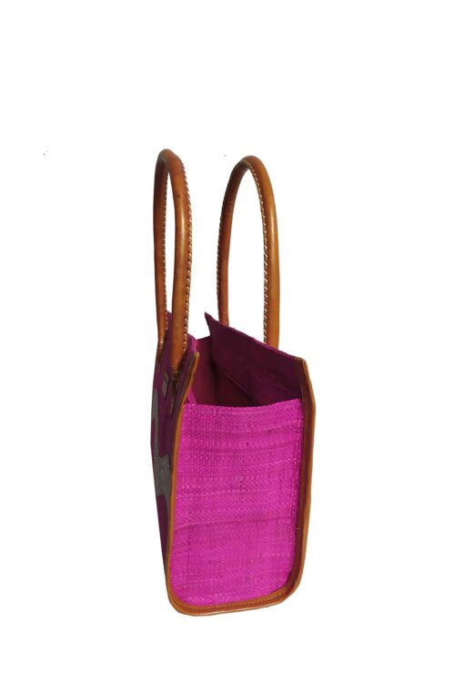 SAC RAPHIA  ONDULÉ SR-033 CR<B>  Petit  modèle </B> – Image 2