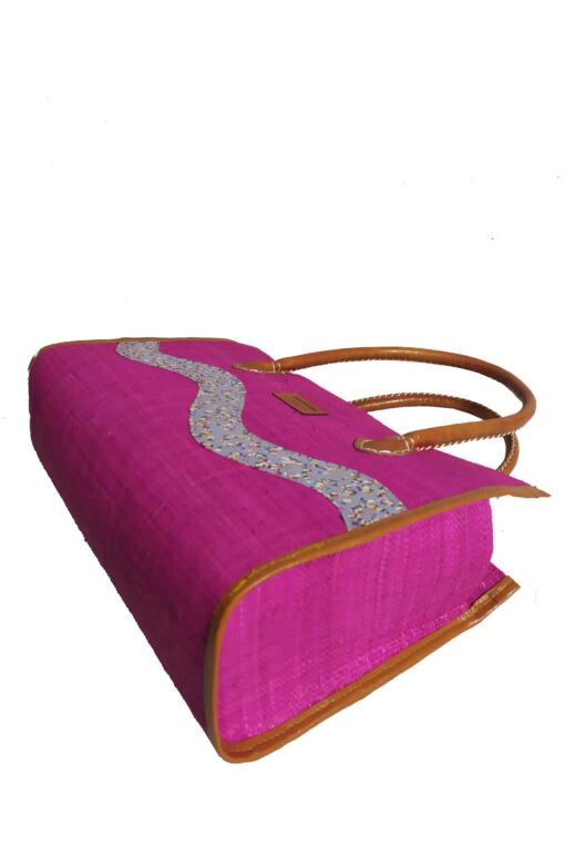 SAC RAPHIA  ONDULÉ SR-032 CR<B>  Moyen  modèle </B> – Image 2