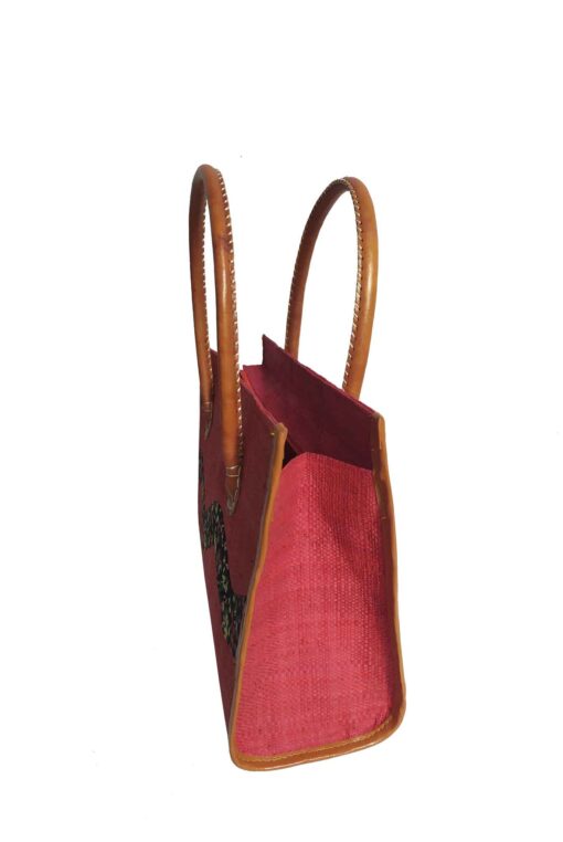 SAC RAPHIA  ONDULÉ SR-034 CR<B>  Grand  modèle </B> – Image 2