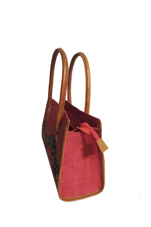 SAC RAPHIA  ONDULÉ SR-036 CR<B>  Petit  modèle </B> – Image 2