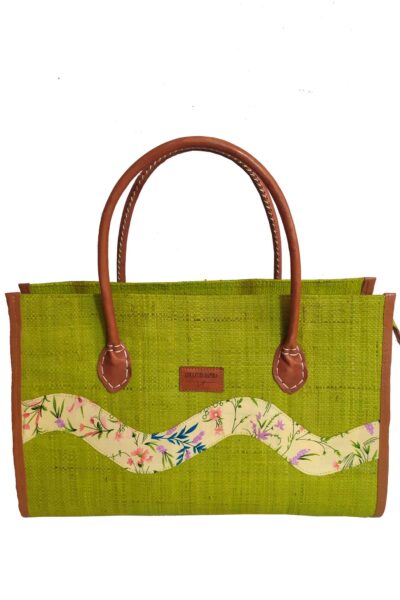 SAC RAPHIA ONDULÉ SR-037 CR<B> Grand modèle </B><strong><span style="color: #28a745;">"PROMOTION %"</span></strong>