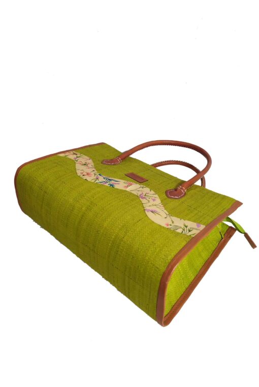 SAC RAPHIA  ONDULÉ SR-039 CR<B>  Petit  modèle </B> – Image 2