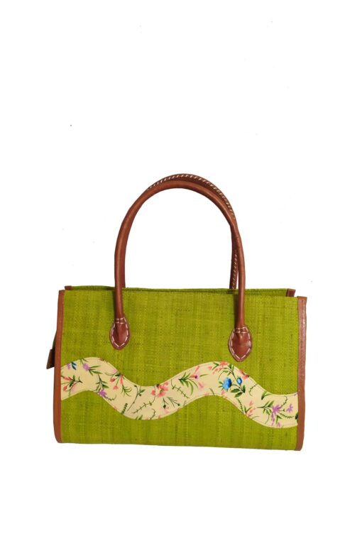SAC RAPHIA  ONDULÉ SR-039 CR<B>  Petit  modèle </B>