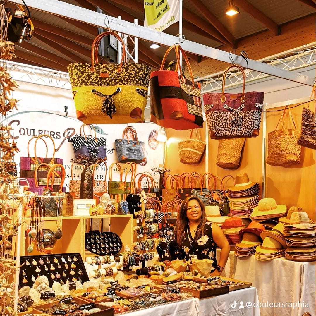 Créations en raphia naturel