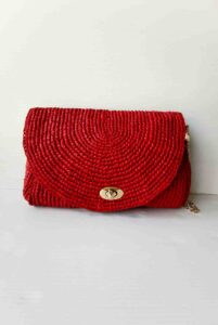 SAC ELEGANCE EN RAPHIA 001-ROU