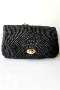 SAC ELEGANCE EN RAPHIA 002-NI