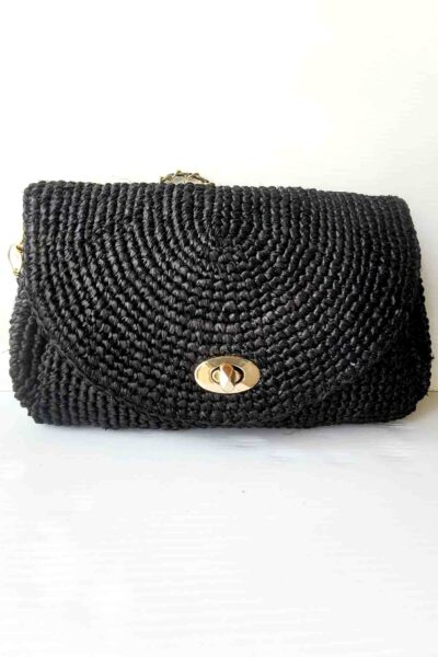 SAC ELEGANCE EN RAPHIA 002-NI